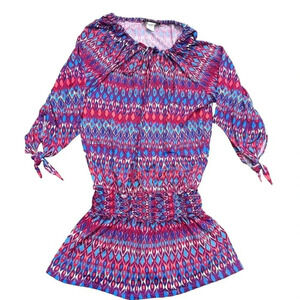 Excellent condition La Blanca swimsuit coverup. Pink, orange, purple. Size small